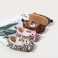 Thumbnail for TinyStyle – Cute & Elegant – Baby Girls' Shoes with Leopard Print