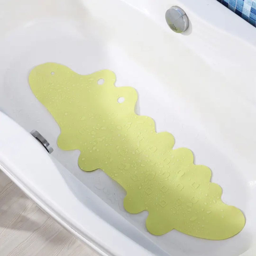AquaJoy – Non-slip & Safe – Crocodile Children's Bath Mat
