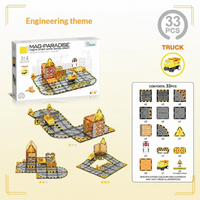 Thumbnail for Magnetic Road Blocks – Creative & Educational – Magnetic Roads Building Set
