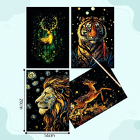 Thumbnail for GlowArt – Glow-in-the-dark – Scratch Cards Set