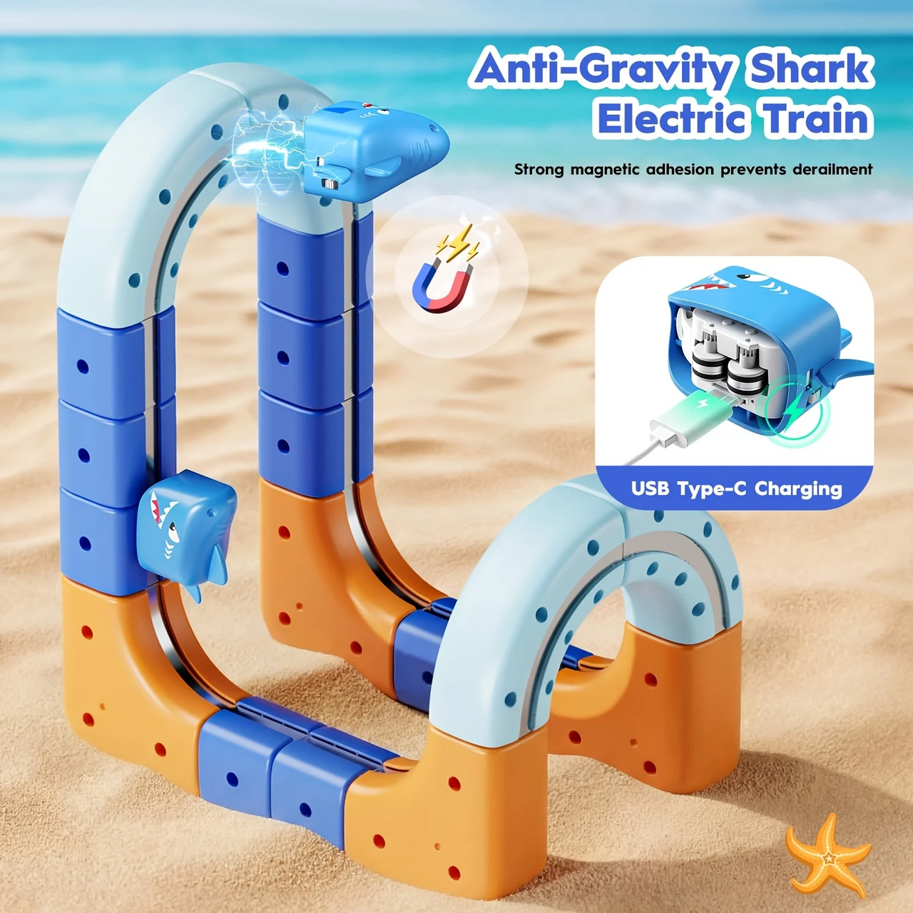 SharkRail – Fun & Interactive – Electric Train Set