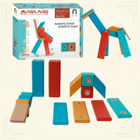 Thumbnail for MagPlayer – Creative & Motor Skills – DIY Wooden Magnetic Building Blocks