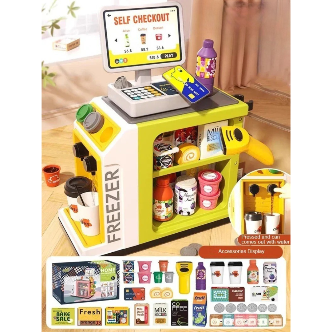 Supermarket Set™ - Shopping Fun for Home - Toy Cash Register