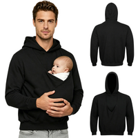 Thumbnail for CuddleDad – Comfortable & Practical – Men's Hoodie with Baby Pouch