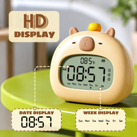 Thumbnail for CappyClock – Cute & Multifunctional – Digital Kids' Alarm Clock with Night Light
