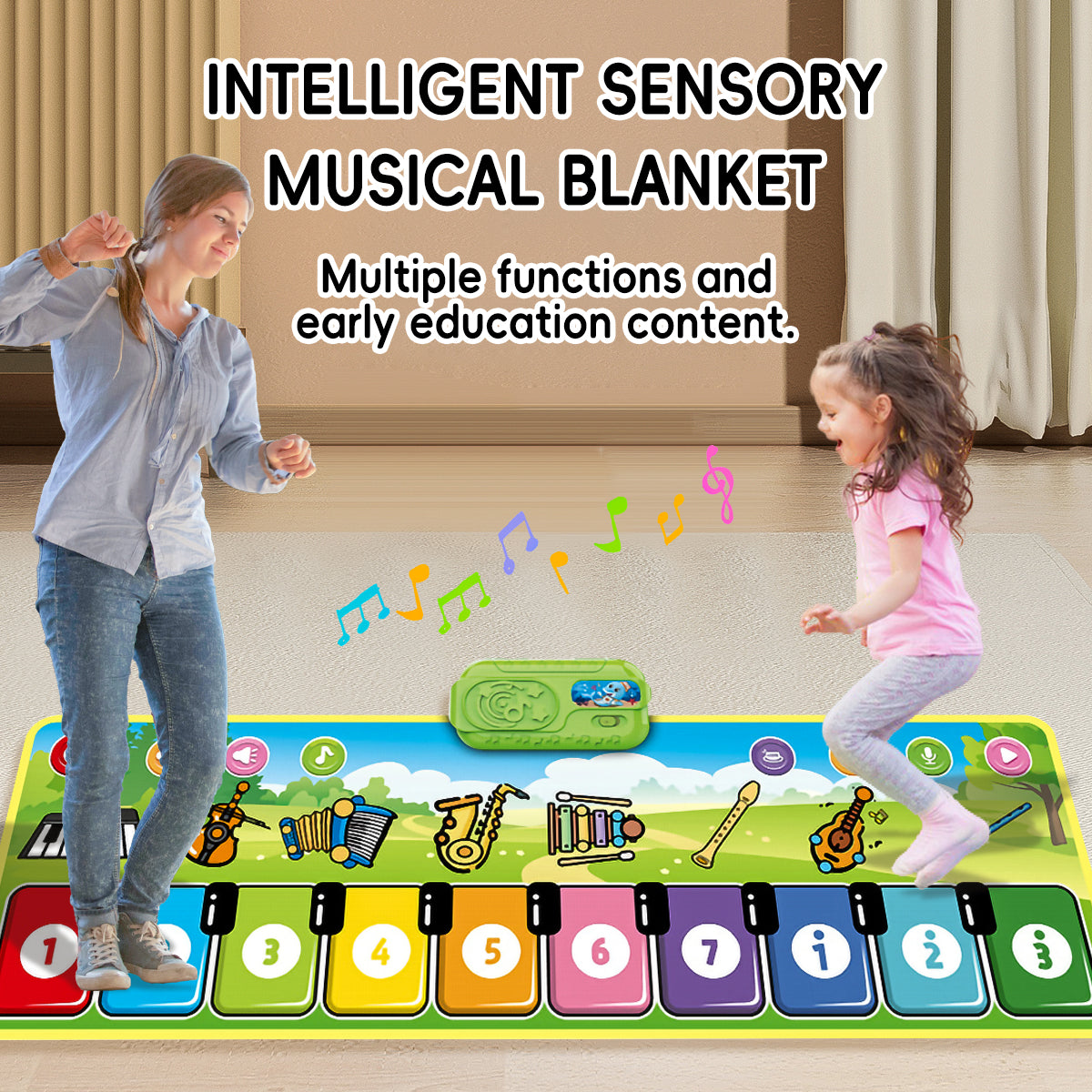 Piano Mat™ - Dancing on Notes - Musical Toys