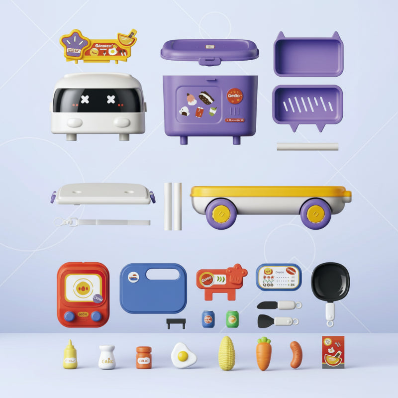 FoodDrive – Interactive & Creative – Car Kitchen Play Set