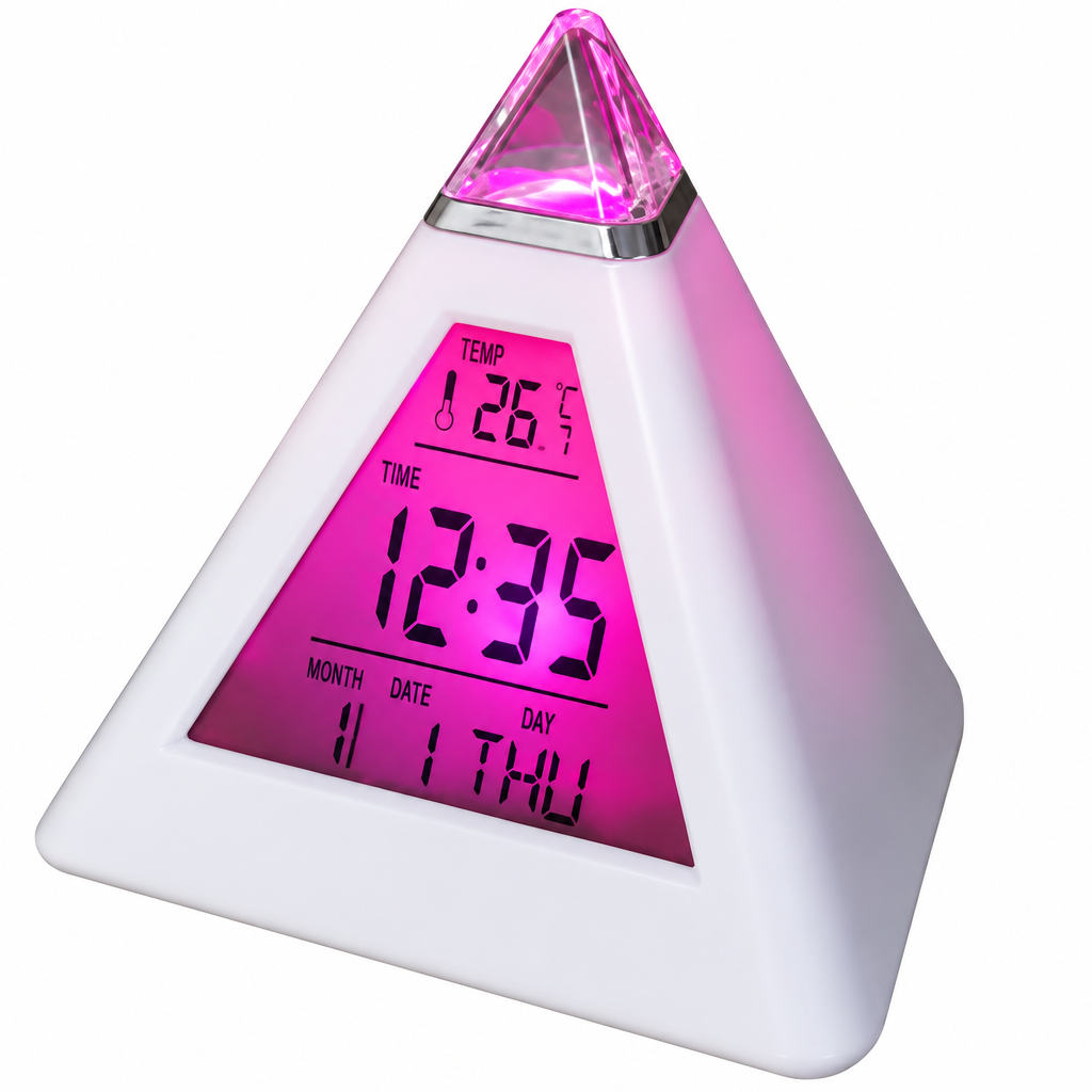 ColorTime – Colorful & Multifunctional – Digital Children's Alarm Clock with Night Light