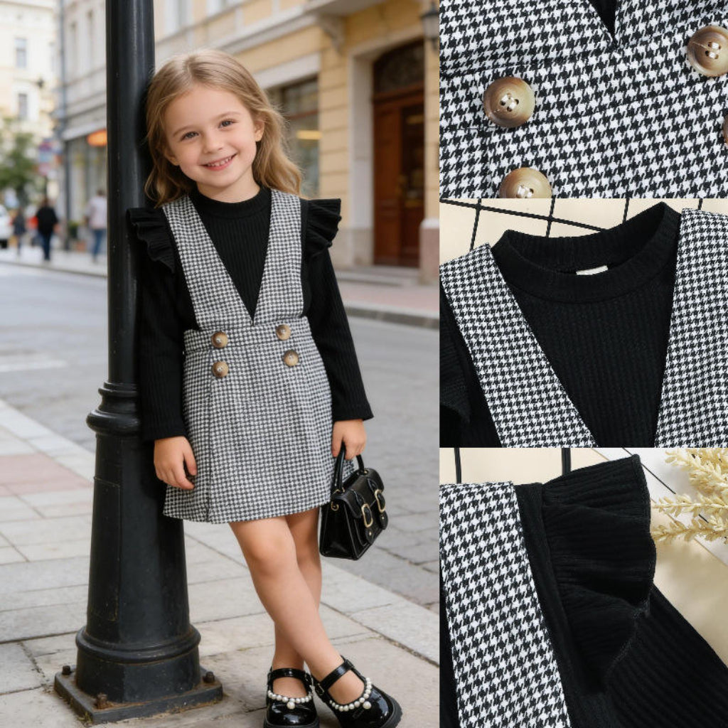 Mini Fashion™ - Cute and Stylish - Two-piece dress set
