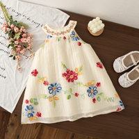 Thumbnail for MiniFlora – Lightweight & Charming – Embroidered Dress for Toddler Girls