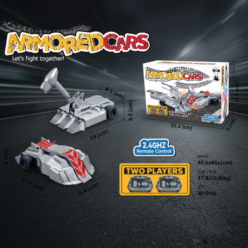 BattleCars – Durable & Strong – RC Armored Car Set