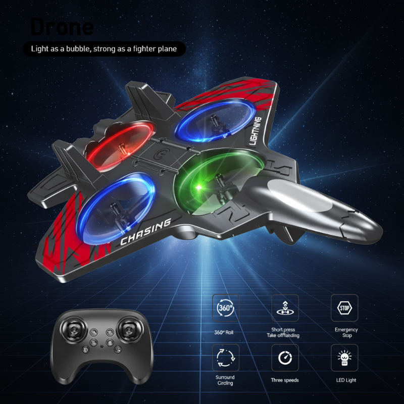 AeroBattle – Action & Fun – RC Stunt Plane with Lights