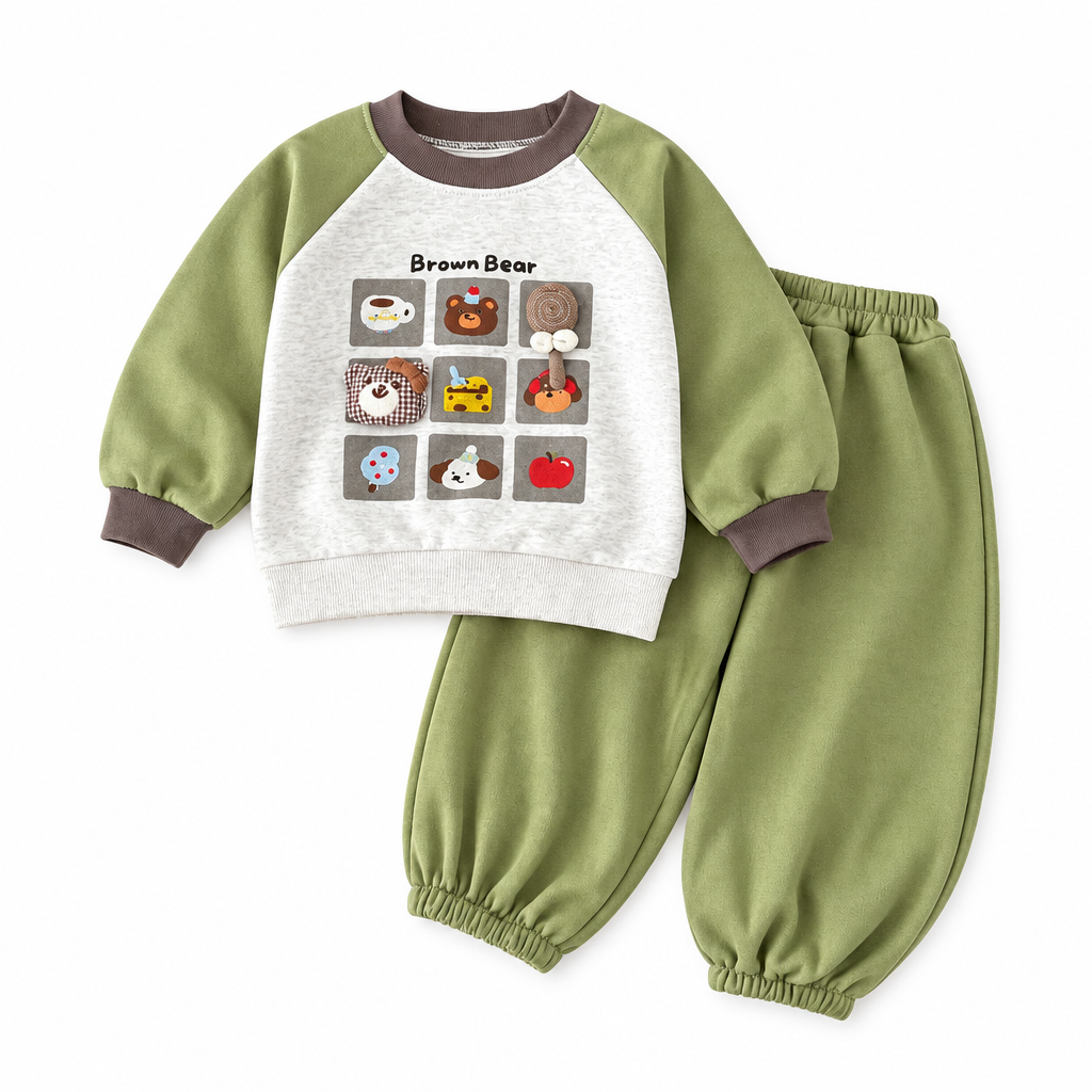 MiniBuddy – Soft & Practical – Children's Long-Sleeve Sweater Set