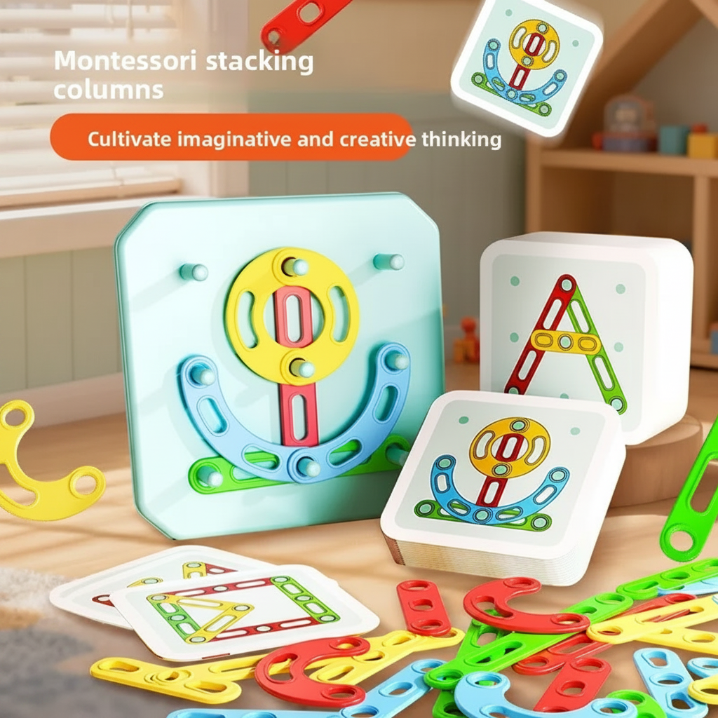 ShapeGenius – Creative & Educational – Geometric Pegboard Puzzle