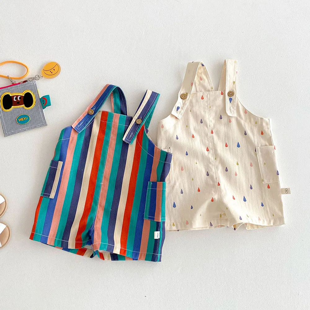 TinyStyle – Playful & Comfortable – Children's Overalls with Print