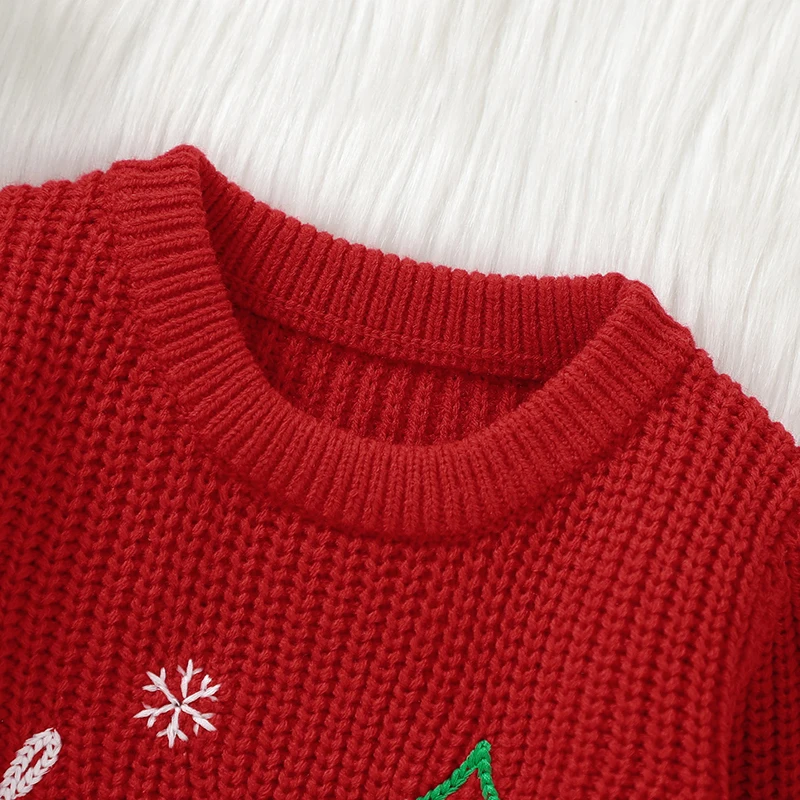 JoyKnit – Cozy & Warm - Christmas sweater with text