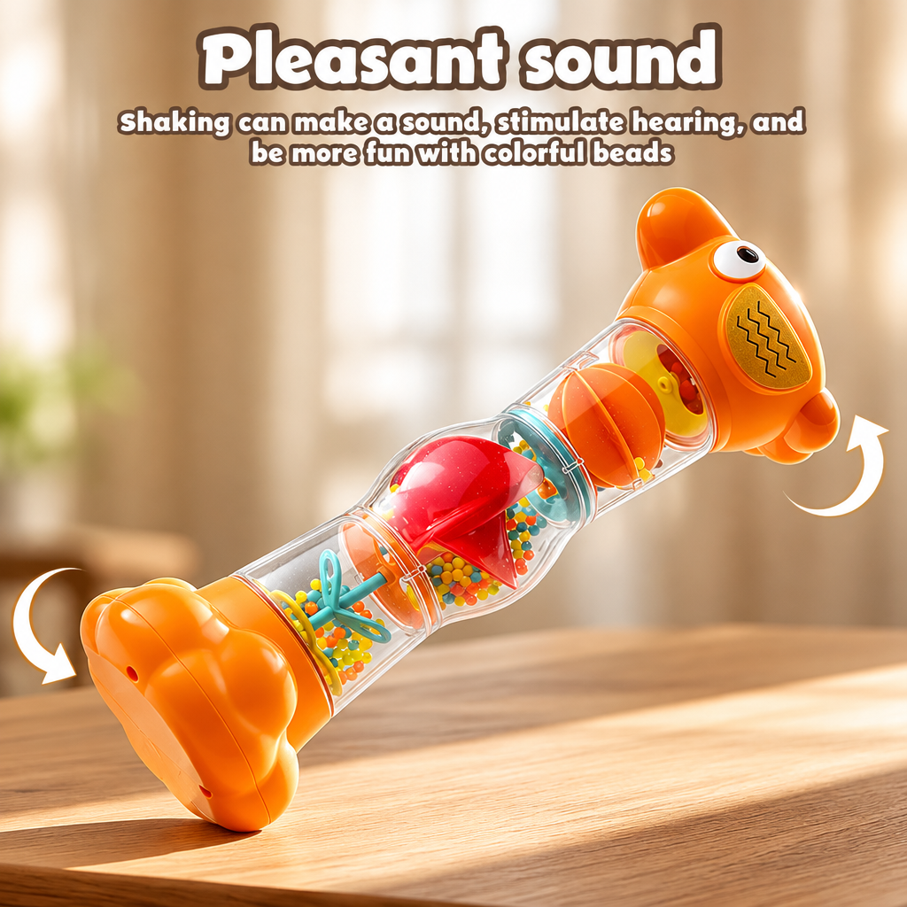 SensoryTube – Colorful & Educational – Sensory Rainbow Pipe Rattle