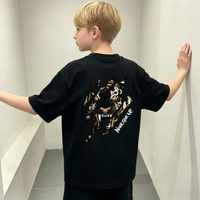 Thumbnail for WildRoar – Fun & Casual – Kids' T-shirt with Tiger Print