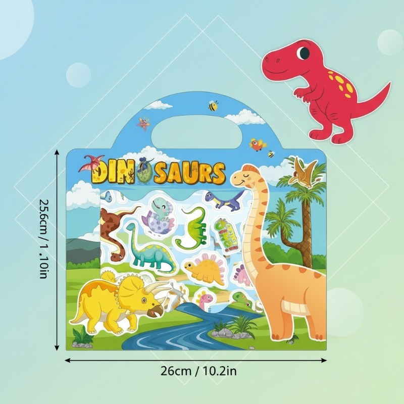 StickerFun – Colorful & Educational - Reusable Sticker Book