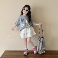 Thumbnail for CatFun – Casual & Playful – Cat Print Oversized T-shirt