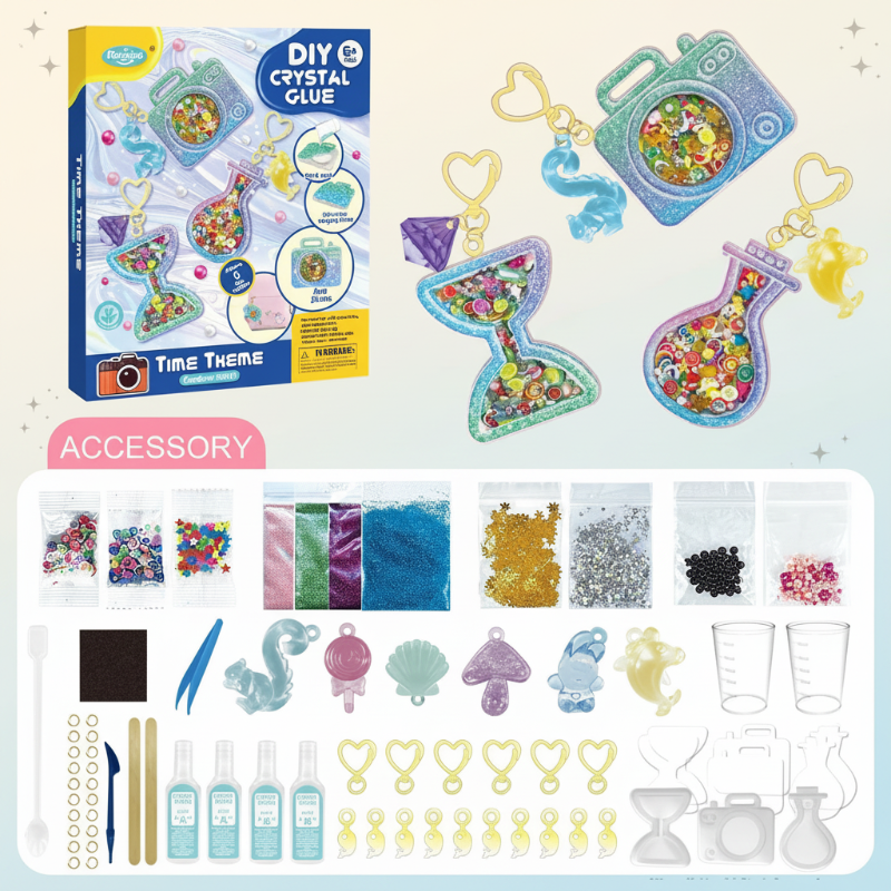 DIY Crystal Keychain Kit – Creative & Fun – Keychain Craft Kit