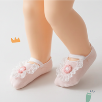 Thumbnail for SweetFeet – Soft & Cute – Baby Socks with Flowers and Lace