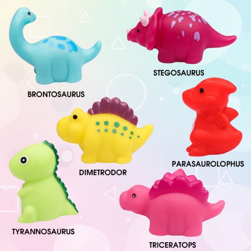 AquaGlow – Safe & Educational – Glowing Bath Toy Set