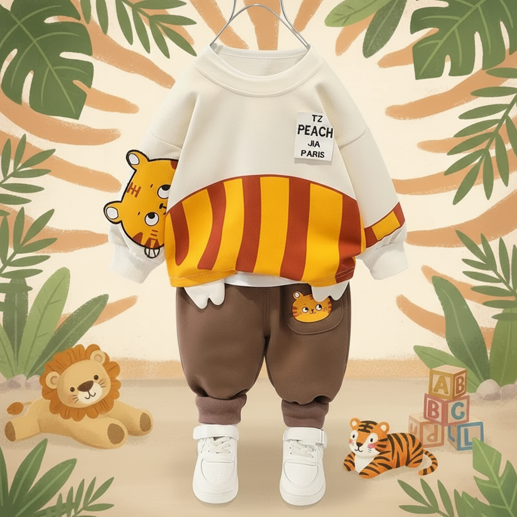 Mini Fashion™ - Warm & Soft – Two-Piece Children's Clothing Set