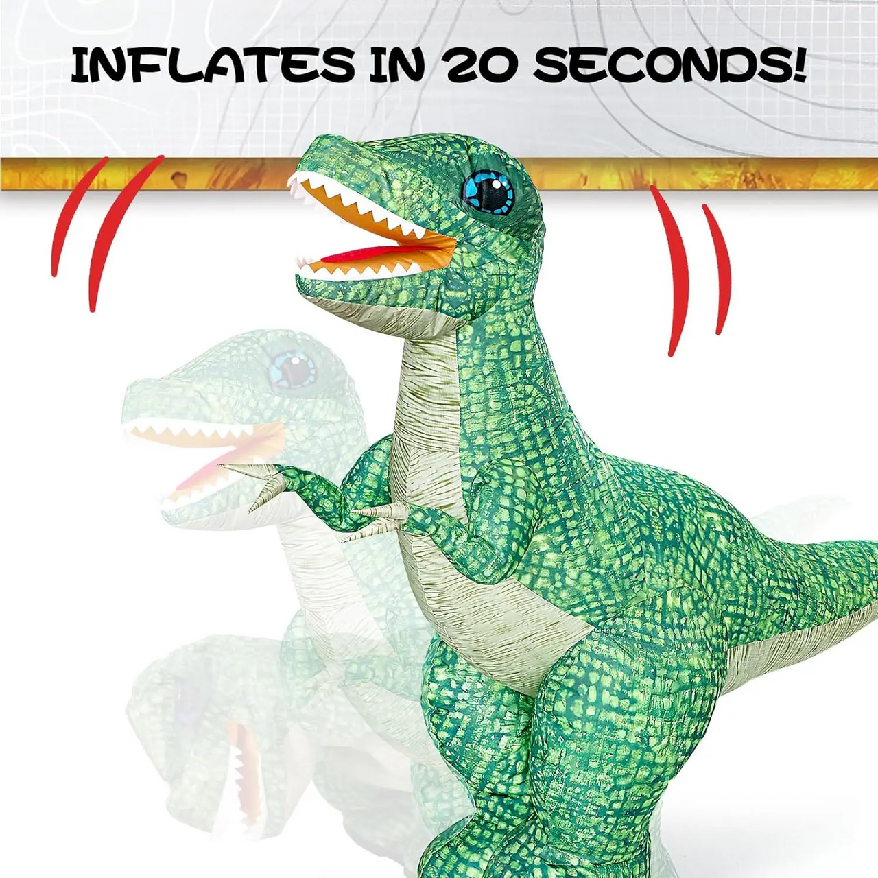 MegaDino – Adventurous & Interactive – Inflatable RC Dinosaur