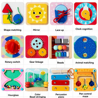 Thumbnail for TinySkills – Creative & Educational – Montessori Magnetic Busy Board