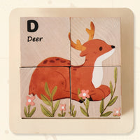 Thumbnail for WoodMind – Creative & Educational – 6-in-1 Montessori Animal Wooden Puzzle