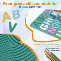Thumbnail for BrainyKids – Educational & Sensory – Silicone Activity Board with Letters