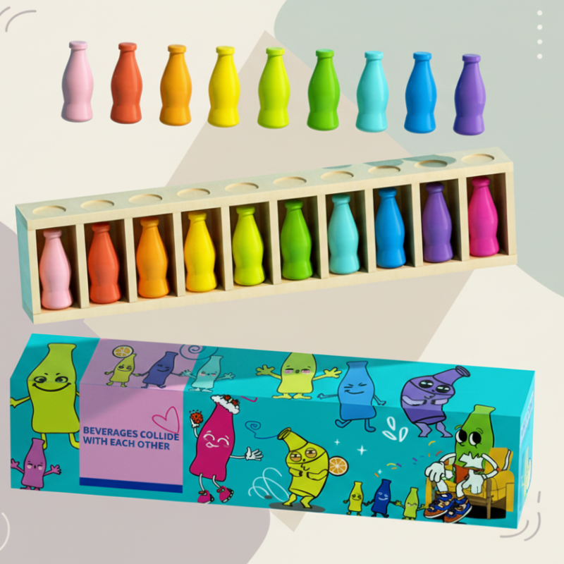 WoodenMatch – Smart & Playful – Montessori Color Game
