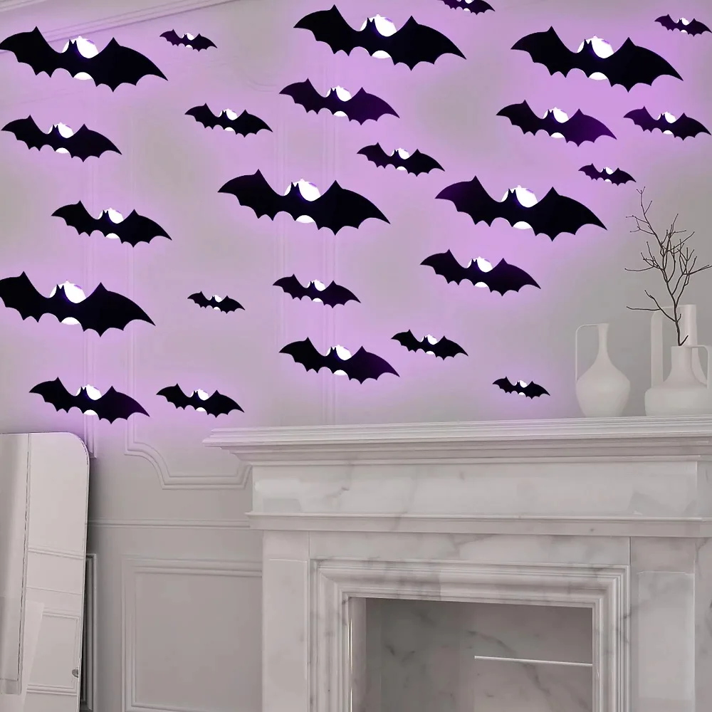 SpookyGlow – Spooky & Atmospheric – Halloween Bat LED Wall Decoration