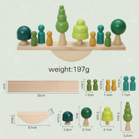 Thumbnail for Wooden Forest Blocks – Creativity & Development – Wooden Stacking Blocks Set