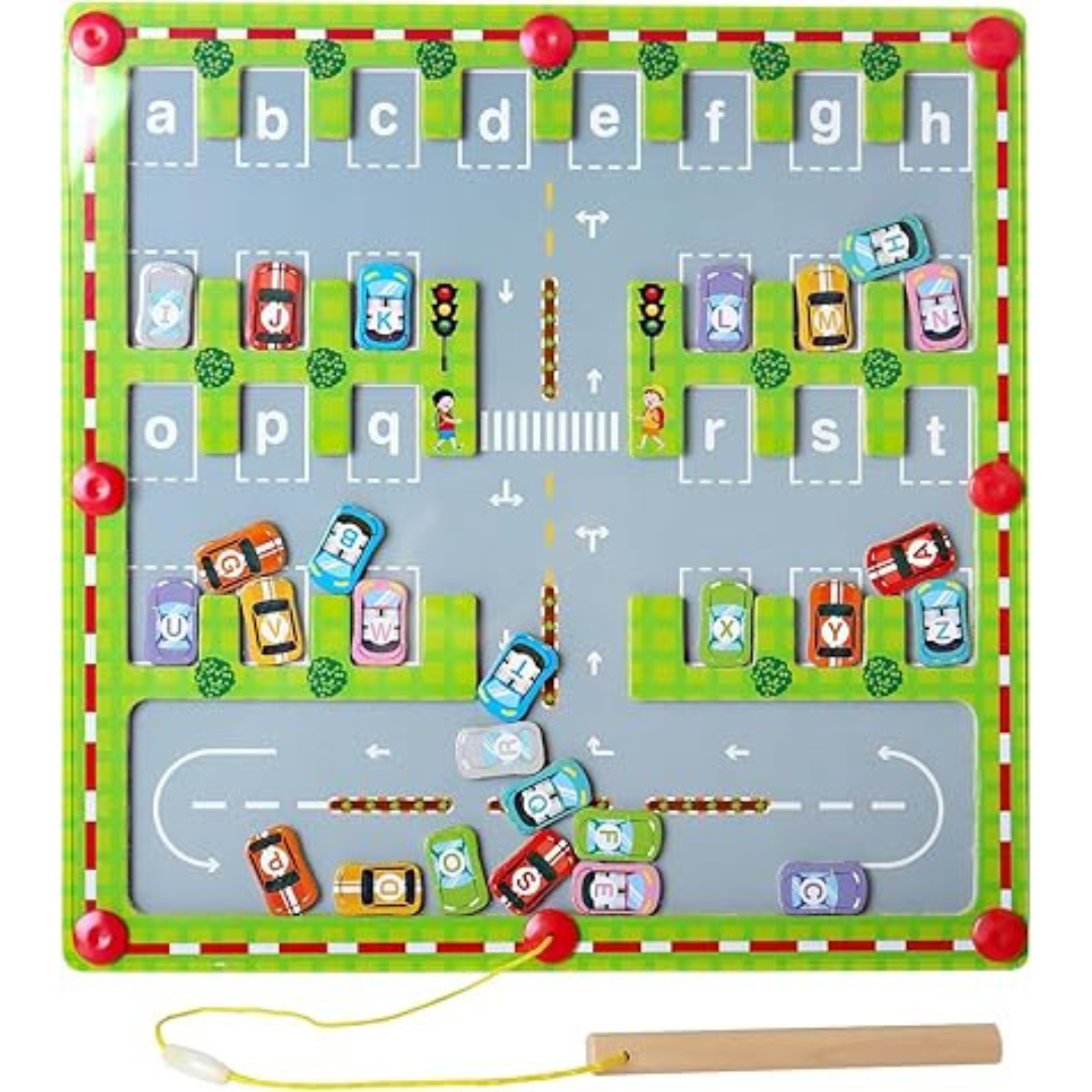 AlfaKids – Learning & Discovering – Magnetic Alphabet Play Board