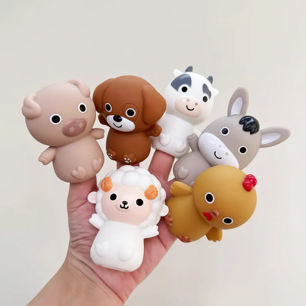 AnimalRide – Playful & Cute – Silicone Animal Cars (3-Pack)