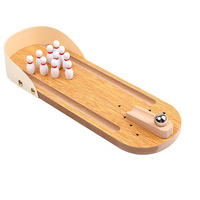 Thumbnail for MiniStrike – Fun & Interactive – Wooden Table Bowling Game