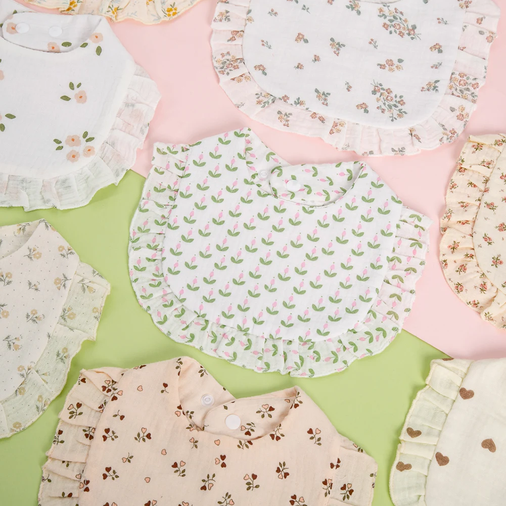 BabyBloom – Cute & Comfortable – Baby Bib with Ruffled Edg