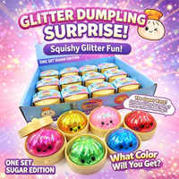 Thumbnail for FunSquish – Colorful & Glitter Fun – Glitter Squishy Dumplings