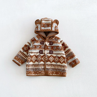 Thumbnail for LittleWarm – Cozy & Stylish – Winter Coat with Fair Isle Pattern
