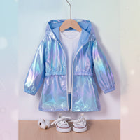 Thumbnail for LumiBreeze – Shiny & Light – Children's Raincoat with Hood