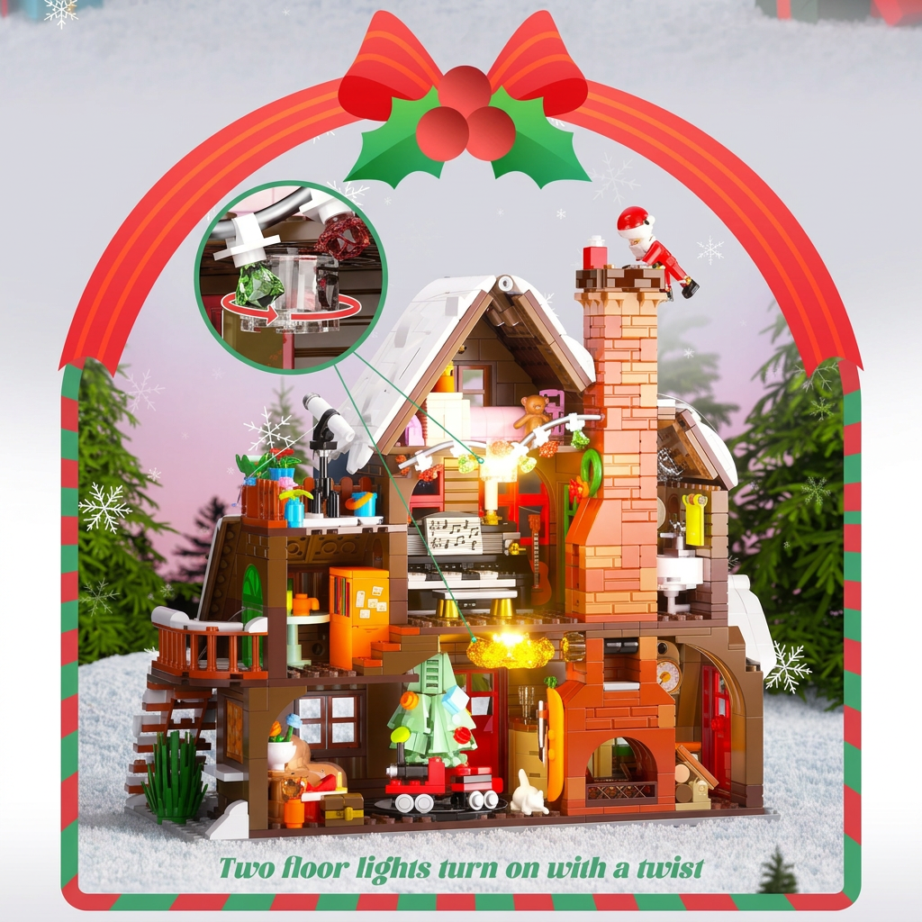 ChristmasHome – Festive & Creative – Christmas House Building Set