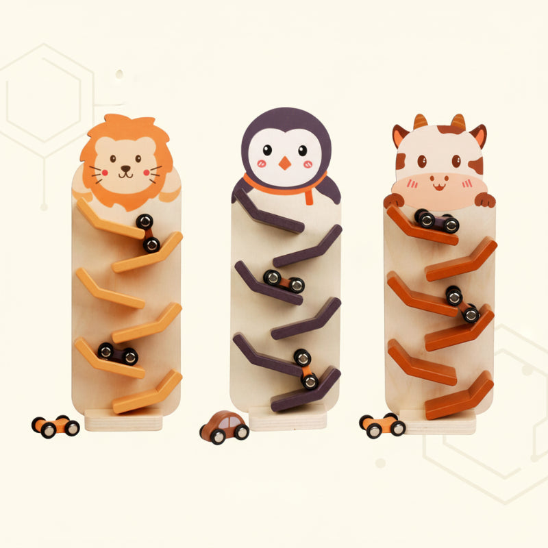 SpeedSlide – Active & Playful – Wooden Car Roller Track