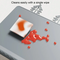 Thumbnail for BabySafe – Practical & Hygienic – Silicone Placemat with Raised Edge