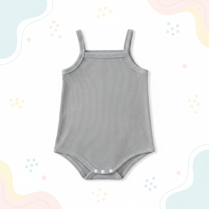 Summer Bodysuit – Lightweight & Comfortable – Knitted Baby Romper
