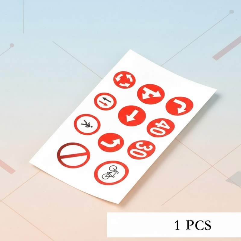 KidoTape – Colorful & Handy – Traffic Route Sticker Tape Set