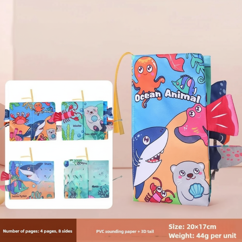 SoftTails – Colorful & Sensory – Baby tail book