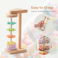 Thumbnail for TinyMelody – Soothing & Educational – Wooden Musical Toy with Rain Sound