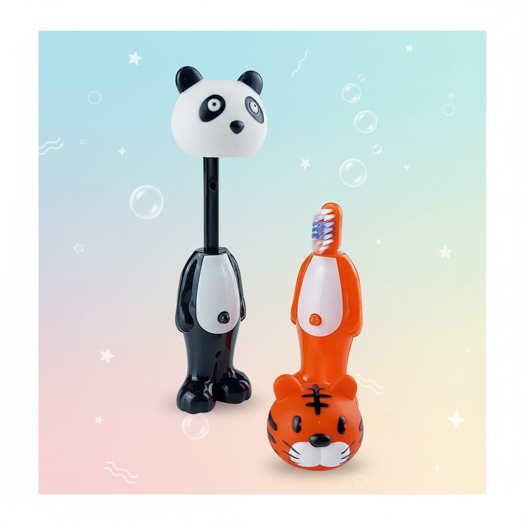 TinyTeeth – Fun & Cute – Animal-Shaped Children's Toothbrush